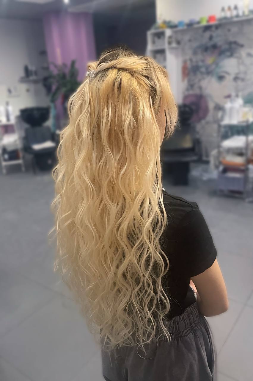 Капсульное наращивание волос в Самаре, работа 11.